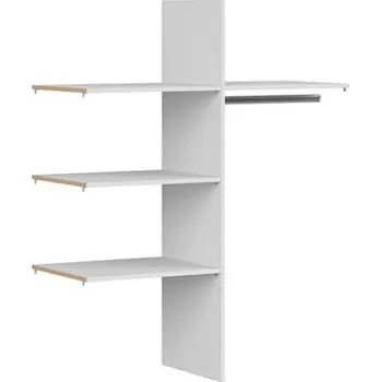 Šatní skříň Dodatečné police do šatní skříně Pont 240 - Black Red White - BRW Bílá x cm