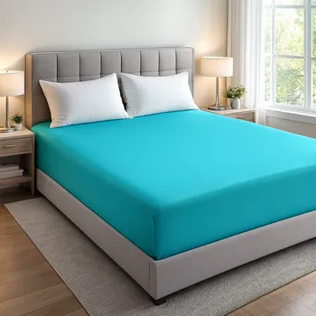 Prostěradlo Klasické prostěradlo 140 x 240 cm - tyrkysové