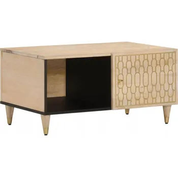 Obývací pokoj Konferenční stolek, 80x50x40 cm, masivní mangové dřevo