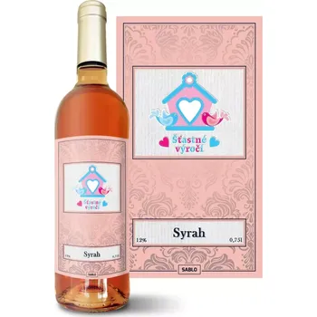 Víno Sablio Růžové víno Šťastné výročí 2: 0,75 l