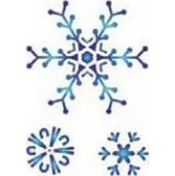 Set školních potřeb Szablon A6 śnieżynki