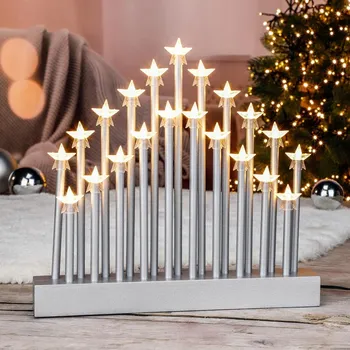 Svícen Plastový svícen HI WEIHNACHTEN 25,5 cm