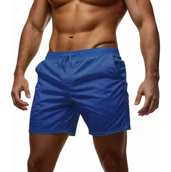 Kraťasy plavkové šortky na pláž modré M