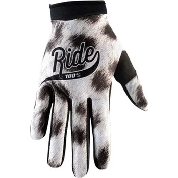 Moto rukavice 100% rukavice Ride kids BLACK/WHITE - S