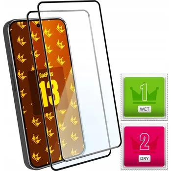 2-BALENÍ Tvrzené Sklo pro OnePlus 13 (Plné 5D, Zahnuté, Zakřivené, Rychlá Aplikace)