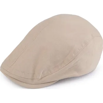Čepice Pánská čepice bekovka bavlněná, střední, 1 béžová světlá