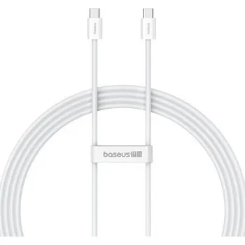 Datový kabel Kabel Baseus Superior 2 USB-C/USB-C 2m 100W bílý P10365200211-04