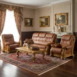 Pyka Kožená sedací souprava CEZAR II Provedení: Sestava 3+2+1