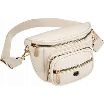 Kabelka Peterson ledvinka přes rameno Dámská ledvinka Peterson 2058 ECRU béžová