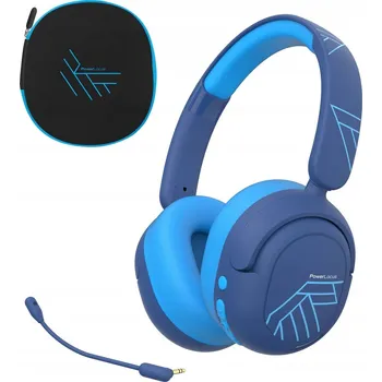 Sluchátka Sluchátka přes uši POWERLOCUS Lion Kids ANC Modrá