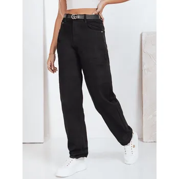 Dámské džíny Dámské černé wide leg džíny Dstreet Velikost: XL