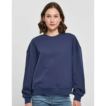 Dámská mikina Build Your Brand Dámská oversized mikina s výstřihem Barva: Bílá, Velikost: 5XL G_BY212