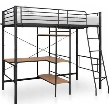 Dětská postel Kovová dvoulůžková postel VidaXL 90x200 cm, kovová