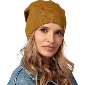 Čepice Alur zimní čepice beanie žlutá, univerzální velikost