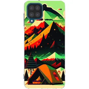 Pouzdro na mobilní telefon Picasee silikonový průhledný obal pro Samsung Galaxy A12 A125F - Montreal