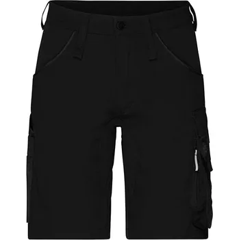 Pánské kraťasy James&Nicholson Pracovní kraťasy/šortky Slim Line Barva: black, Velikost: 44 G_JN1811