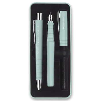 Kancelářské potřeby Sada Faber-Castell Poly Ball - plnicí pero a kuličkové pero, caribic blue