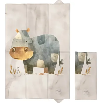 Přebalovací podložka CEBA BABY Podložka přebalovací cestovní (60x40) Basic Cosy Hippo