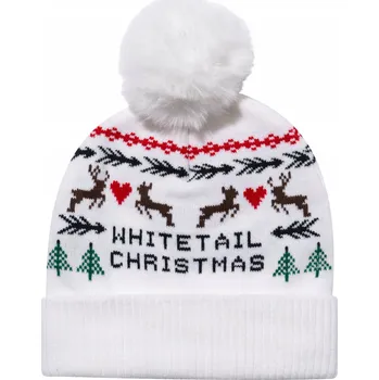 Čepice Soxo zimní čepice beanie bílá, univerzální velikost