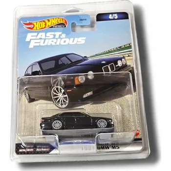 autíčko Autíčko Hot Wheels 1991 BMW M5 černé, měřítko 1:64, pro děti 3+