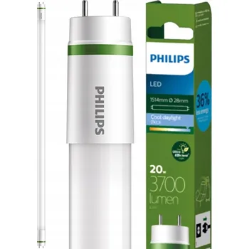 LED trubice LED trubice T8 G13 20W = 58W 150cm 6500K STUDENÁ BÍLÁ ULTRA 185lm/W PHILIPS