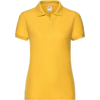 Fruit of the Loom Dámské Polo 65/35 Barva: Sunflower, Velikost: XXL G_F517