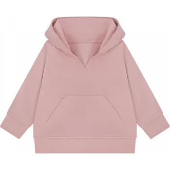 Dívčí mikina Larkwood Dětská udržitelná mikina s kapucí Barva: Soft Pink, Velikost: 6/12 months G_LW802