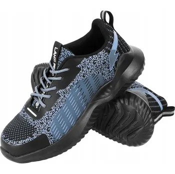 Pracovní obuv LAHTI PRO PRACOVNÍ POLOBOTKY Z ÚPLETU ORANŽOVÉ/ČERNÉ, SB FO, "43"