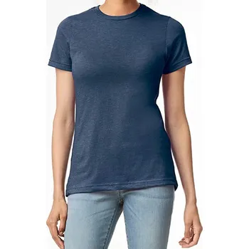 Gildan Dámské tričko Softstyle® CVC Barva: Modrá, Velikost: L G_G67000L