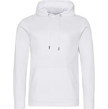 Pánská mikina Just Hoods Sportovní polyesterová mikina s kapucí Barva: Arctic White, Velikost: XL G_JH006