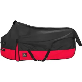 Vybavení pro koně START Deka výběhová pro koně 2-tone 0g 600d 155cm ČERNÁ|ČERVENÁ