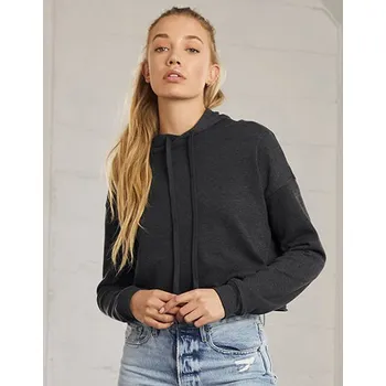 Dámské oblečení Bella Dámská fleecová mikina s kapucí Barva: Šedá, Velikost: S G_BL7502