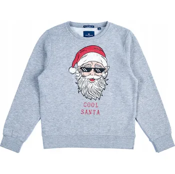 Chlapecká mikina Chlapecká mikina Mikuláš šedá Tom Tailor, vel.