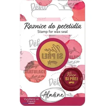 Dětské razítko Aladine 55056 Pečeť Přej si něco