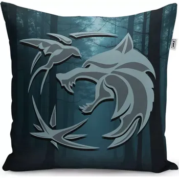 Polštář Sablio Polštář Zaklínač V lese - 60x60 cm