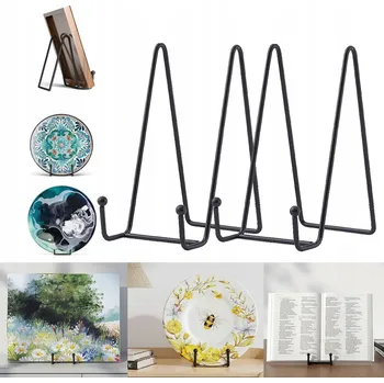 Obraz 3× Stojan pod malířské plátno 15 cm, Stojan pro vystavení fotografií, obrazů, talířů