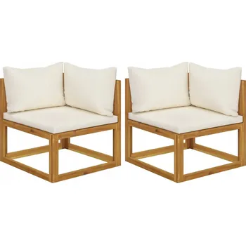 Zahradní nábytek Zahradní židle VidaXL dřevěná béžová