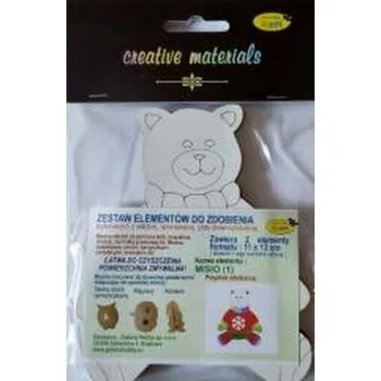 Set školních potřeb Zestaw elementów do zdobienia Misio BN 11x13cm