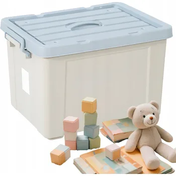 Úložný box Úložný box s víkem 20 l – pro domácnost, garáž, sklad – 3 barvy