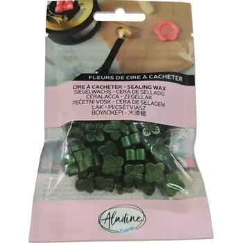 Pečeť Aladine 72648 Granulovaný vosk na pečetění Pearly Fir Green