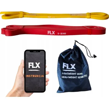 Sada 2 odporových gum na cvičení, silový trénink a shyby