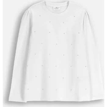 Dívčí Tričko Bílé Elegantní Velikost 122 Coccodrillo ZC5