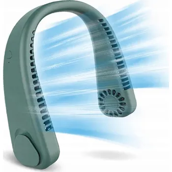 Domácí ventilátor PŘENOSNÁ KLIMATIZACE VENTILÁTOR NA KRK BEZDRÁTOVÝ CHLADÍCÍ