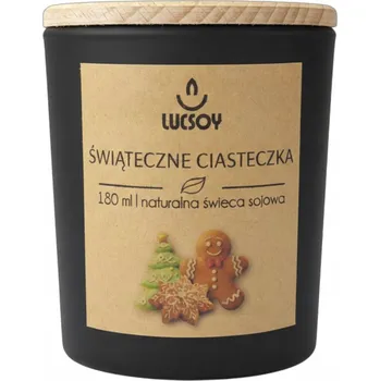 Svíčka Sójová vonná svíčka Lucsoy Clementine Cupcake 180 ml
