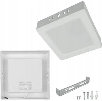 LED panel Stropní svítidlo přisazené Ecolight 12 W integrovaný LED zdroj 17 cm bílé