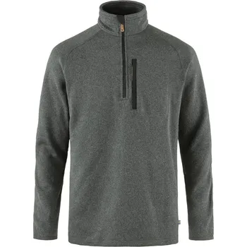 Pánské oblečení mikina fleece pánská FJÄLLRÄVEN Övik Fleece Half Zip M, Dark Grey - M