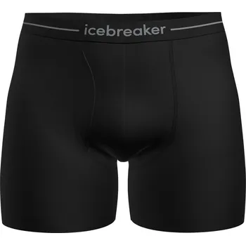 Pánské termoprádlo pánské boxerky s poklopcem ICEBREAKER M Anatomica Boxers wFly BLACK - XL