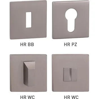 Dveřní kování MP KOVÁNÍ TI - ROZETA - HR 5S Provedení: BB (pokojový klíč), Povrch: NP - nikl perla