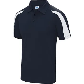 Pánské tričko Just Cool Kontrastní Cool Polo Barva: French Navy, Velikost: S G_JC043