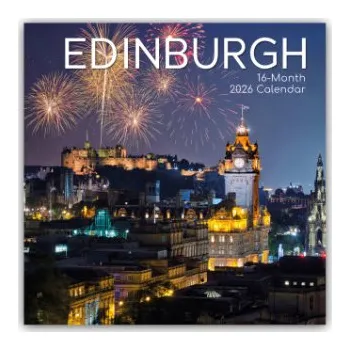 Diář Edinburgh 2026 - 16-Monatskalender (EN)